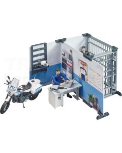 bworld Polizeistation mit Polizeimotorra