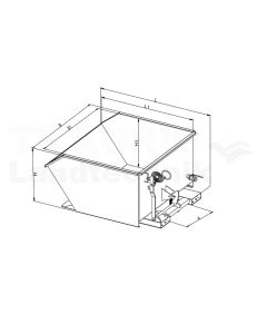 Späne-Kippbehälter 1000 Liter