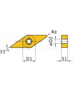HM-Wendeplatten "ISO VNMG160408" 5 Stück