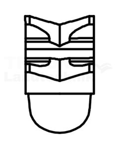 Druckplatte ''V'' Form