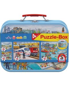 Puzzle 2 x 26/48 Teile Verkehrsmittel