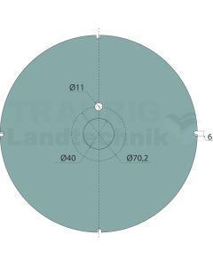 Säscheibe 4mm A4 Monopill
