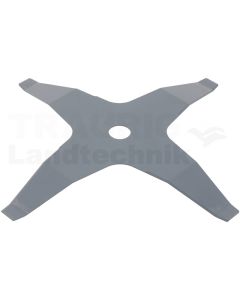 Messer 4-Zahn