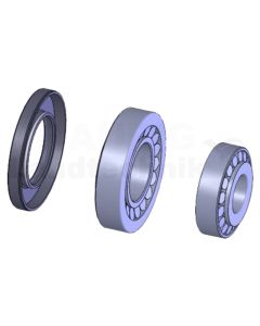 Radlagersatz 30204 / 30206 mit Dichtring