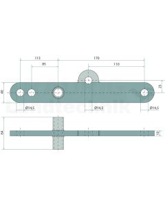HEBEL:UH 170/85+113 KPL. AVM 44/E