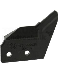 Schar mit Hartmetallplatten