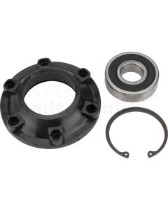 Gehäuse mit Lager und Sicherungsring