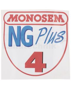 Aufkleber NG plus 4 (selbstklebend)