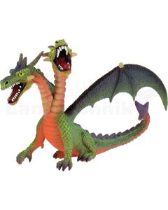 Zweiköpfiger Drache, grün