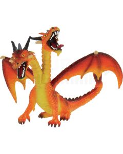 Zweiköpfiger Drache, orange