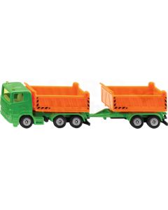 LKW mit Kippmulde und Anhänger