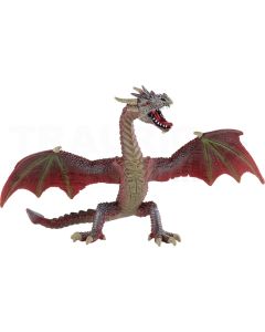 Drache fliegend rotbraun