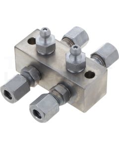 Durchgangsnippelblock