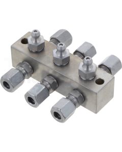 Durchgangsnippelblock