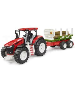 Traktor mit Rückeanhänger