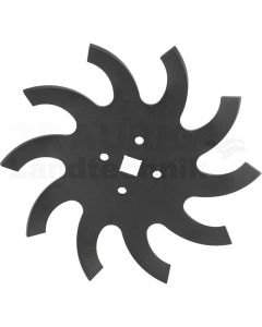 Rollhackenscheibe rechts