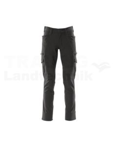 Hose mit Schenkeltaschen Schwarz 82C68