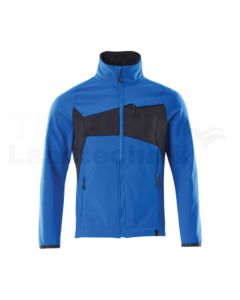 Softshell Jacke Azurblau/Schwarzblau M