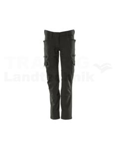 Hose mit Schenkeltaschen Schwarz 76C44
