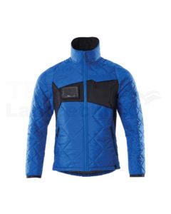 Thermojacke Azurblau/Schwarzblau 4XL