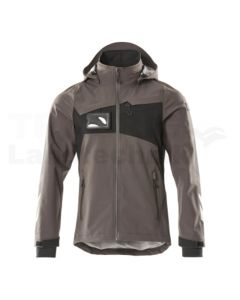 Hardshell Jacke Anthrazit/Schwarz L