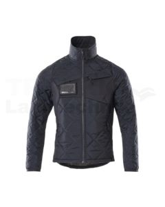 Thermojacke Schwarzblau meliert L
