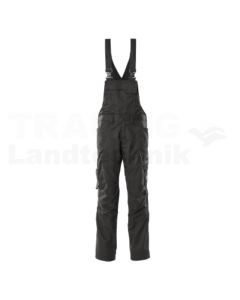 Latzhose mit Knietaschen Schwarz 82C56
