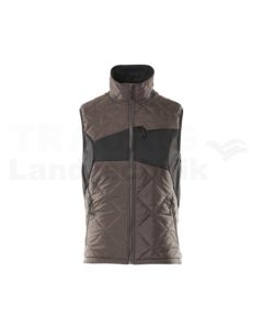 Thermoweste Dunkelanthrazit/Schwarz L