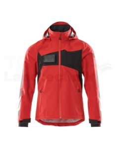 Hardshell Jacke Verkehrsrot/Schwarz XS