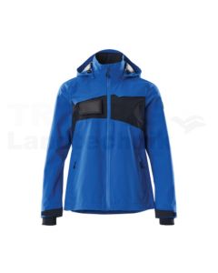 Hardshell Jacke Azurblau/Schwarzblau3XL