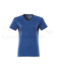 T-Shirt Azurblau meliert/sw/blauXS ONE