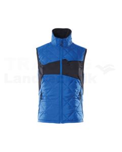 Thermoweste Azurblau/Schwarzblau 4XL