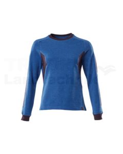 Sweatshirt Azurblau/Schwarzblau 2XLONE