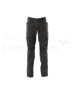 Hose mit Schenkeltaschen Schwarz 76C52