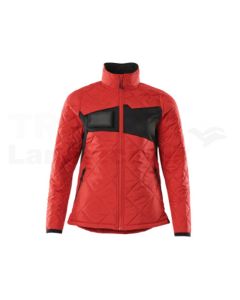 Thermojacke Verkehrsrot/Schwarz XS