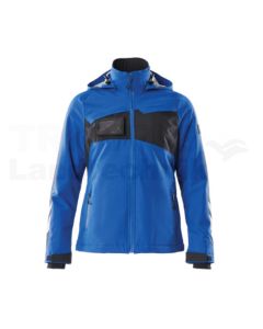 Winterjacke Azurblau/Schwarzblau S