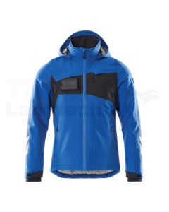 Winterjacke Azurblau/Schwarzblau XL
