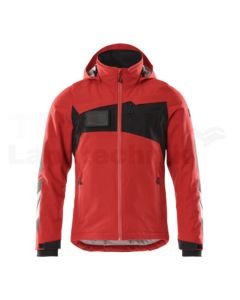 Winterjacke Verkehrsrot/Schwarz XS