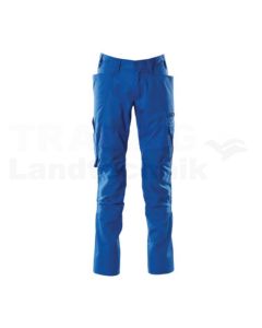 Hose mit Knietaschen Azurblau 82C47
