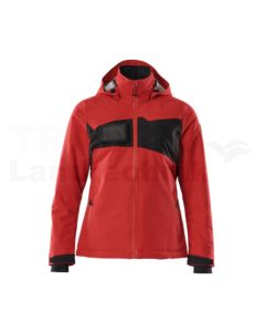 Winterjacke Verkehrsrot/Schwarz 2XL