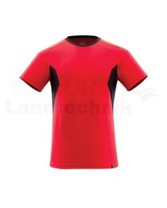 T-Shirt Verkehrsrot/Schwarz 2XLONE