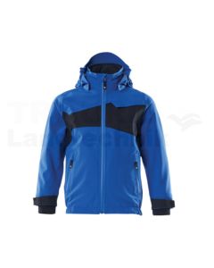 Kinder Hardshell Jacke  sw/blau 152