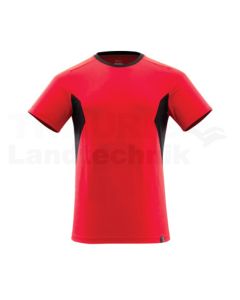 T-Shirt Verkehrsrot/Schwarz XL ONE