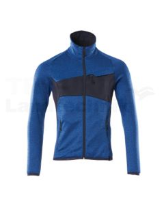 Fleecepullover  Azurblau/Schwarzblau 4XL