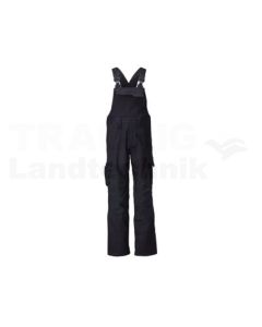Latzhose mit Knietaschen sw/blau 76C56