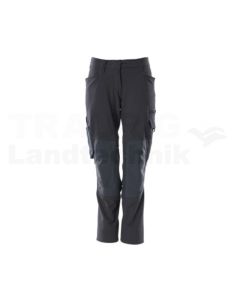 Hose mit Knietaschen Schwarzblau 82C44
