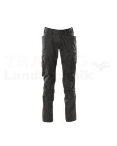 Hose mit Knietaschen Schwarz 76C46