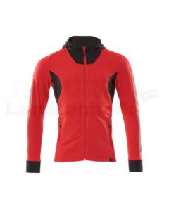Kapuzensweatshirt  Verkehrsrot/sw S  ONE