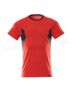T-Shirt Verkehrsrot/Schwarz S  ONE