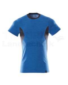 T-Shirt Azurblau/Schwarzblau XL ONE